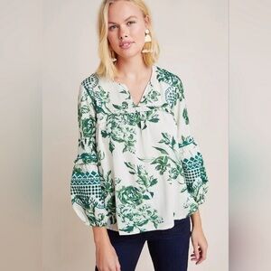 Vineet Bahl Margaret Ruffled Blouse